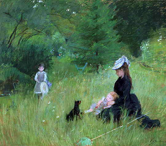 In A Park (Berthe Morisot, 1874)