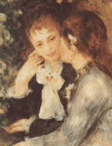 Young Women Talking (Pierre-Auguste Renoir, 1878)